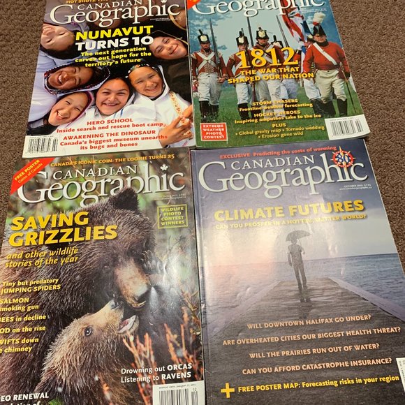 Lot of Canadian Geographic Magazines - Picture 1 of 1